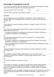 Form AN Application for Naturalisation as a British Citizen - United Kingdom, Page 7