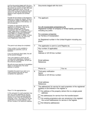 Form AP1 Application to Change the Register - United Kingdom, Page 2