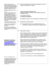 Form AP1 Application to Change the Register - United Kingdom, Page 3