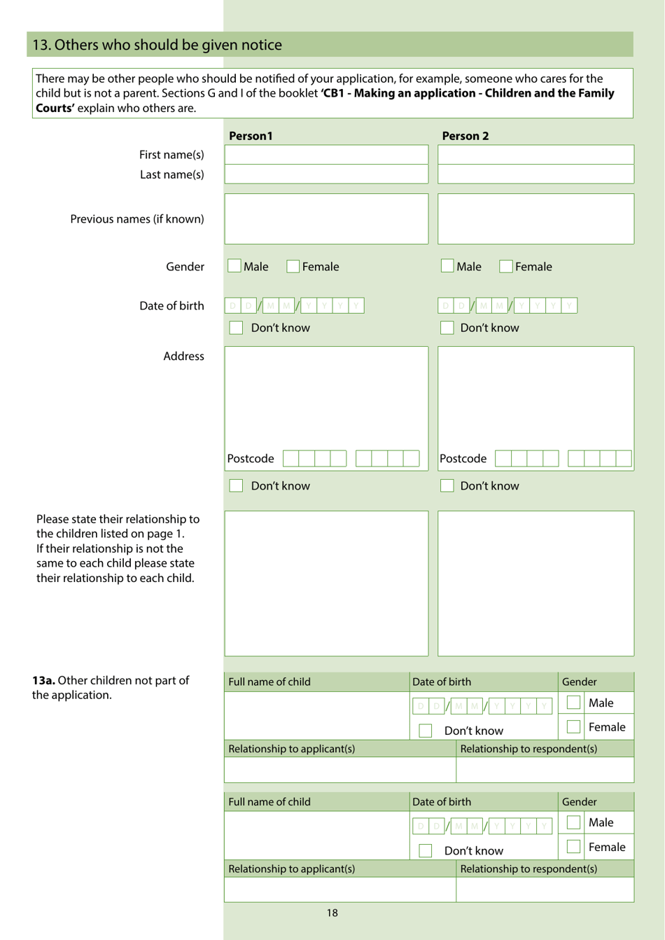 Form C100 - Fill Out, Sign Online and Download Fillable PDF, United ...