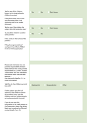 Form C100 Application Under the Children Act 1989 for a Child Arrangements, Prohibited Steps, Specific Issue Section 8 Order or to Vary or Discharge a Section 8 Order - United Kingdom, Page 5