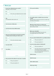 Form CH2 Child Benefit Claim Form - United Kingdom, Page 2