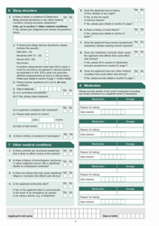 Form D4 Medical Examination Report for a Group 2 (Bus or Lorry) Licence - United Kingdom, Page 6