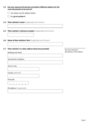 Form D8 Application for a Divorce, Dissolution or (Judicial) Separation - United Kingdom, Page 6