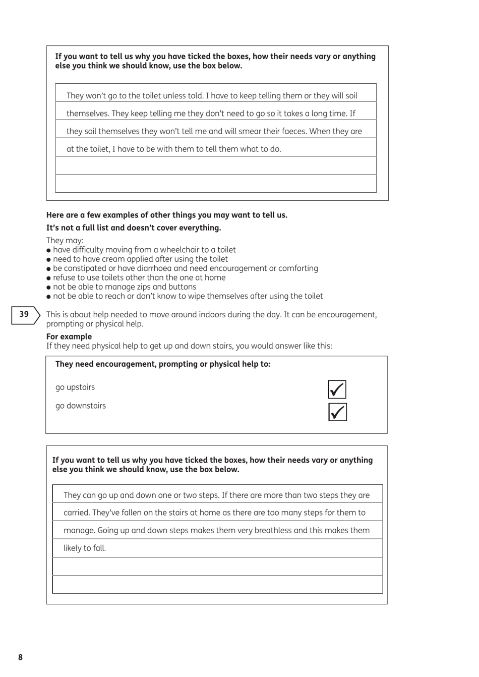 Form DLA1A Disability Living Allowance for a Child Under 16 - United Kingdom, Page 10