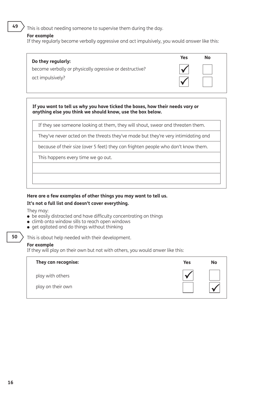 Form DLA1A Disability Living Allowance for a Child Under 16 - United Kingdom, Page 18