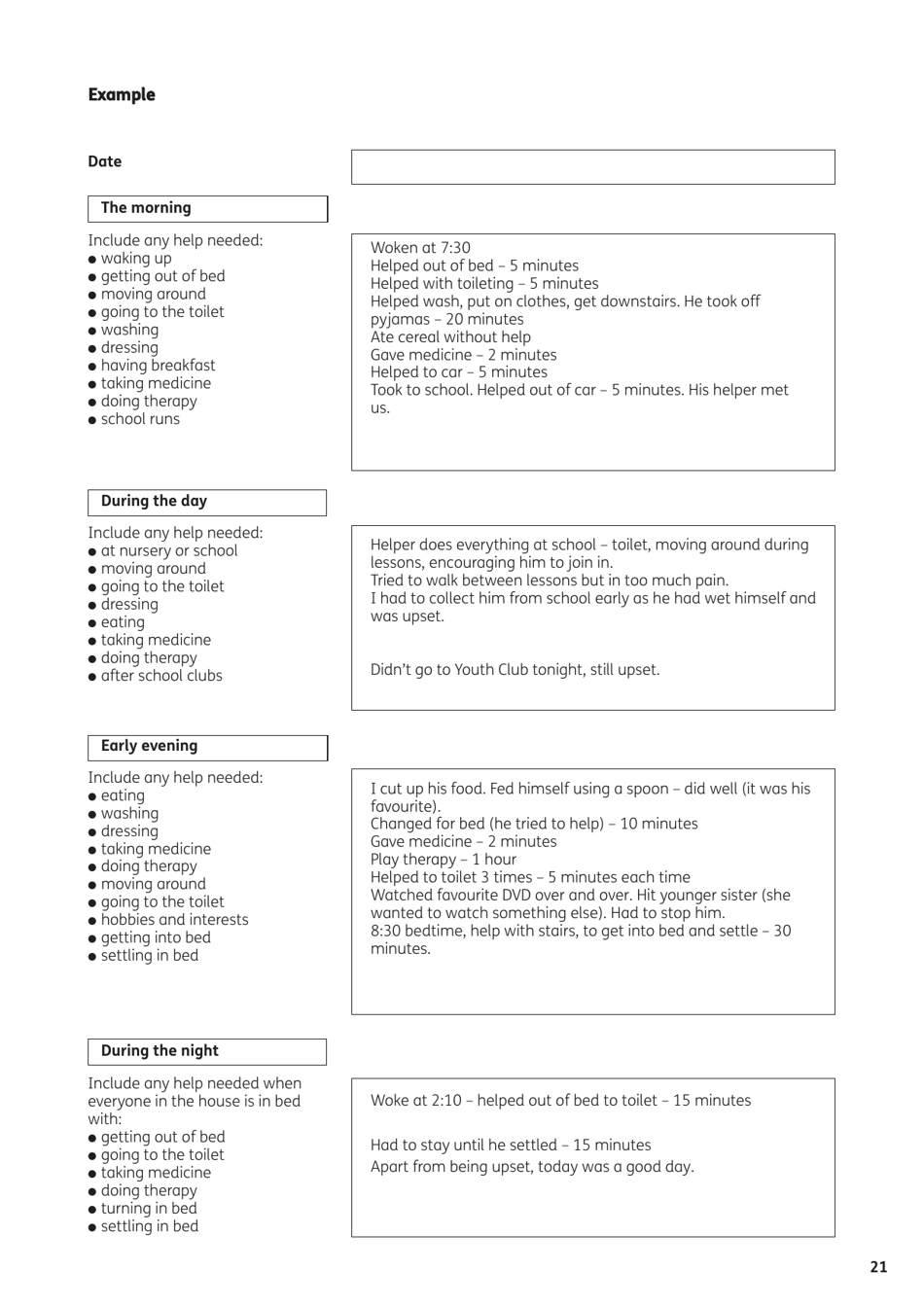 Form DLA1A Disability Living Allowance for a Child Under 16 - United Kingdom, Page 23