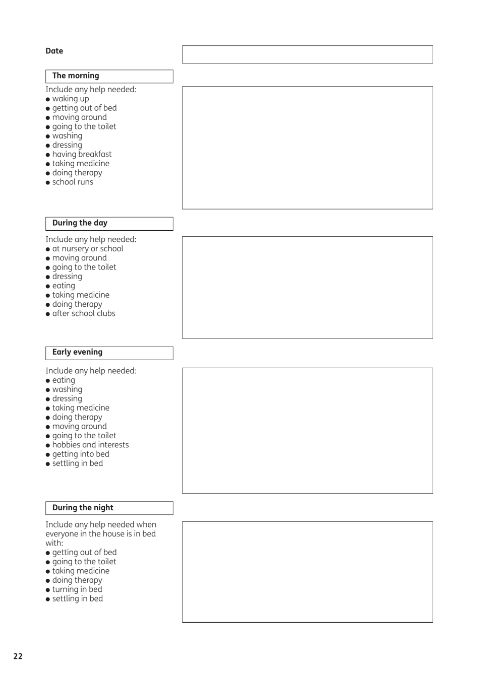 Form DLA1A Disability Living Allowance for a Child Under 16 - United Kingdom, Page 24
