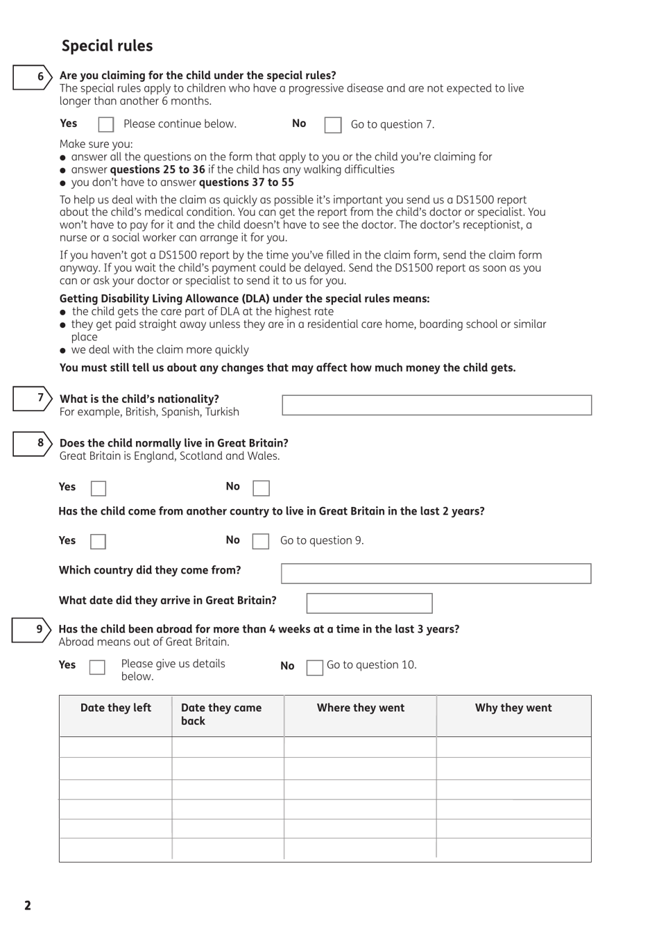 Form DLA1A - Fill Out, Sign Online and Download Fillable PDF, United ...