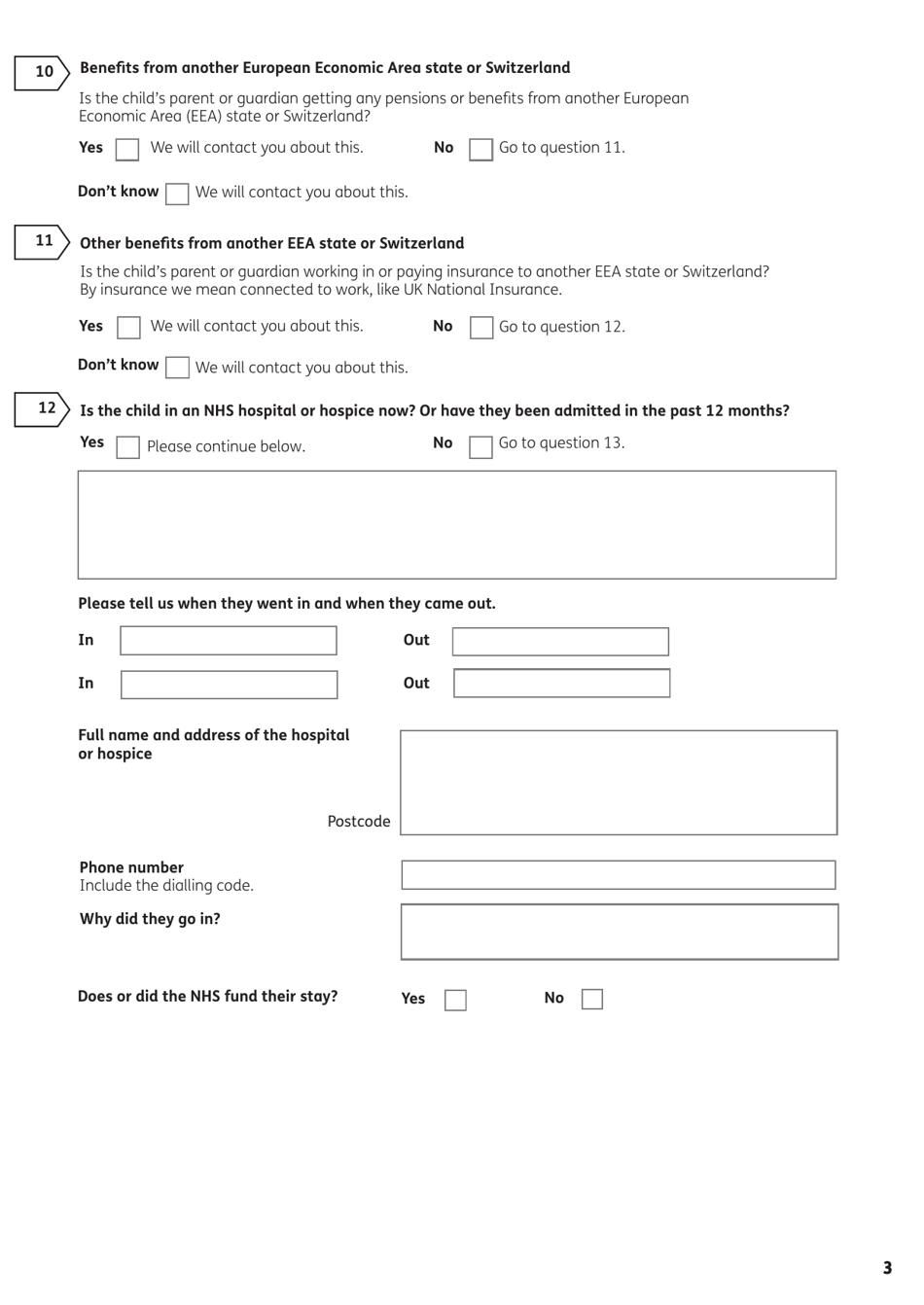 Form DLA1A Disability Living Allowance for a Child Under 16 - United Kingdom, Page 27