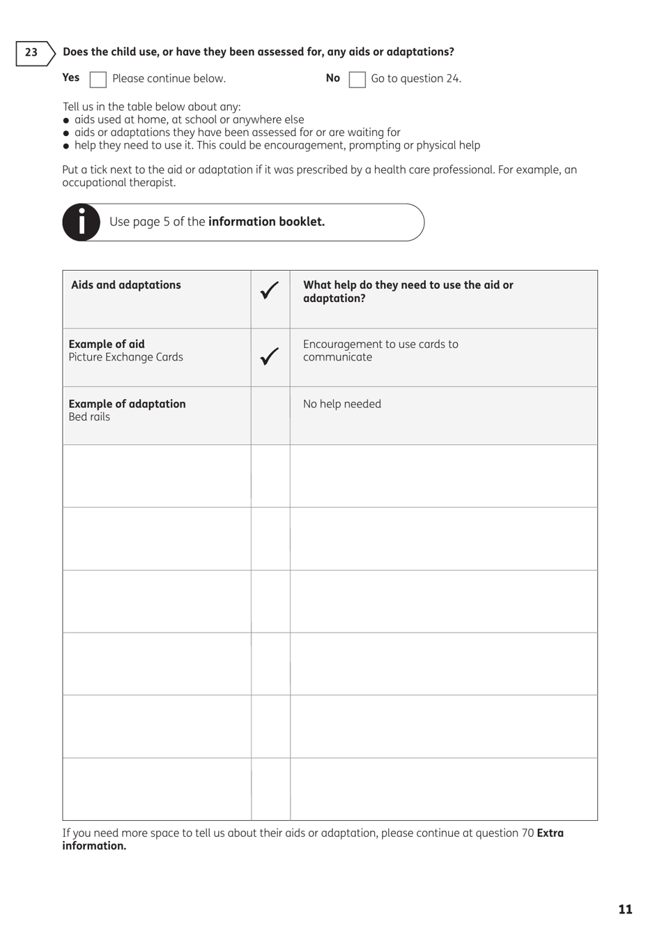 Form DLA1A Disability Living Allowance for a Child Under 16 - United Kingdom, Page 35