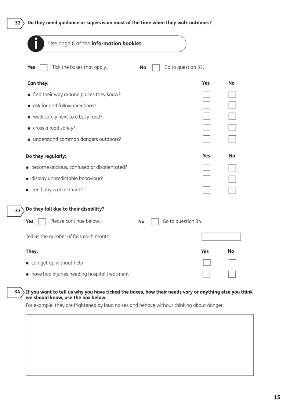 Form DLA1A Disability Living Allowance for a Child Under 16 - United Kingdom, Page 39