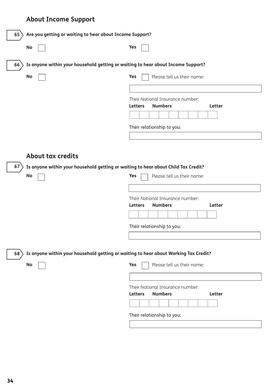 Form DLA1A Disability Living Allowance for a Child Under 16 - United Kingdom, Page 58