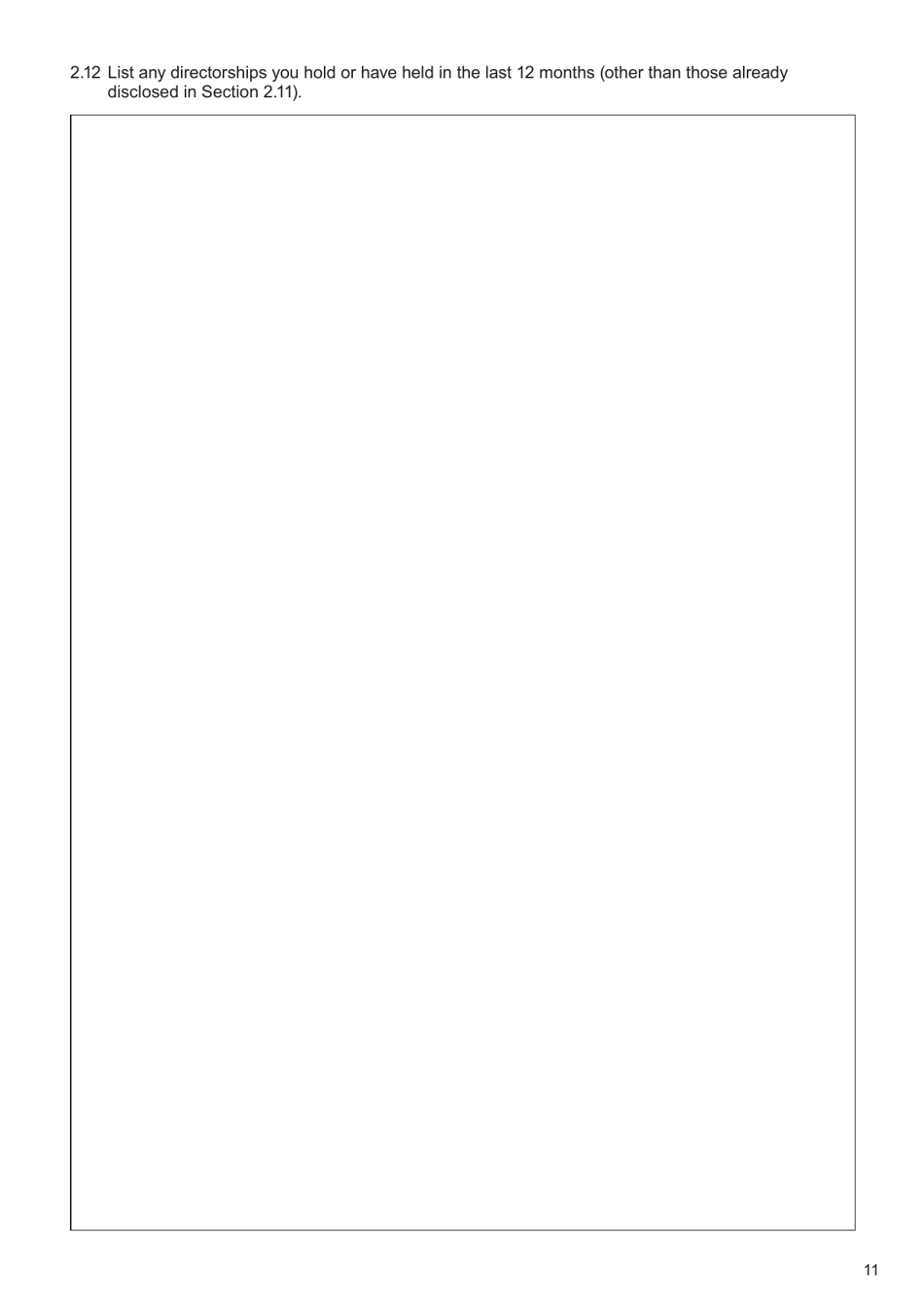 Form E Financial Statement - United Kingdom, Page 11