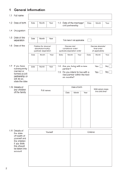 Form E Financial Statement - United Kingdom, Page 2