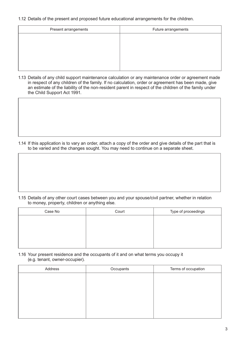 Form E - Fill Out, Sign Online and Download Fillable PDF, United ...