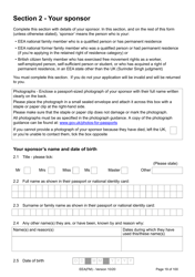 Form EEA(FM) Application for a Registration Certificate or Residence Card as the Family Member of a European Economic Area (Eea) or Swiss National - United Kingdom, Page 19