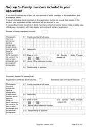 Form EEA(FM) Application for a Registration Certificate or Residence Card as the Family Member of a European Economic Area (Eea) or Swiss National - United Kingdom, Page 22