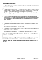 Form EEA(FM) Application for a Registration Certificate or Residence Card as the Family Member of a European Economic Area (Eea) or Swiss National - United Kingdom, Page 25