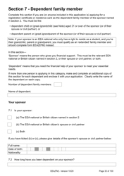 Form EEA(FM) Application for a Registration Certificate or Residence Card as the Family Member of a European Economic Area (Eea) or Swiss National - United Kingdom, Page 32