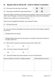 Form EEA(FM) Application for a Registration Certificate or Residence Card as the Family Member of a European Economic Area (Eea) or Swiss National - United Kingdom, Page 36