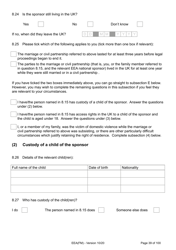 Form EEA(FM) Application for a Registration Certificate or Residence Card as the Family Member of a European Economic Area (Eea) or Swiss National - United Kingdom, Page 39
