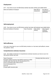 Form EEA(FM) Application for a Registration Certificate or Residence Card as the Family Member of a European Economic Area (Eea) or Swiss National - United Kingdom, Page 45