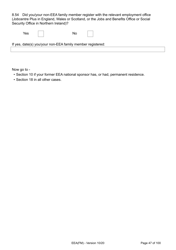 Form EEA(FM) Application for a Registration Certificate or Residence Card as the Family Member of a European Economic Area (Eea) or Swiss National - United Kingdom, Page 47