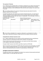 Form EEA(FM) Application for a Registration Certificate or Residence Card as the Family Member of a European Economic Area (Eea) or Swiss National - United Kingdom, Page 52