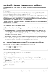 Form EEA(FM) Application for a Registration Certificate or Residence Card as the Family Member of a European Economic Area (Eea) or Swiss National - United Kingdom, Page 63