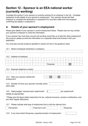 Form EEA(FM) Application for a Registration Certificate or Residence Card as the Family Member of a European Economic Area (Eea) or Swiss National - United Kingdom, Page 75