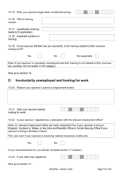 Form EEA(FM) Application for a Registration Certificate or Residence Card as the Family Member of a European Economic Area (Eea) or Swiss National - United Kingdom, Page 79