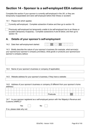Form EEA(FM) Application for a Registration Certificate or Residence Card as the Family Member of a European Economic Area (Eea) or Swiss National - United Kingdom, Page 80