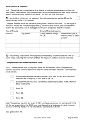 Form EEA(FM) Application for a Registration Certificate or Residence Card as the Family Member of a European Economic Area (Eea) or Swiss National - United Kingdom, Page 85