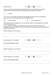 Form EEA(FM) Application for a Registration Certificate or Residence Card as the Family Member of a European Economic Area (Eea) or Swiss National - United Kingdom, Page 91