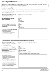 Form ESA50 Capability for Work Questionnaire - United Kingdom, Page 13