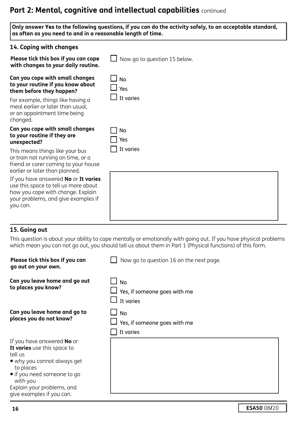 Form Esa50 - Fill Out, Sign Online And Download Printable Pdf, United 