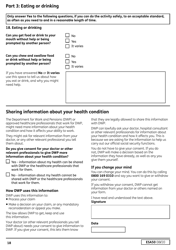 Form ESA50 Capability for Work Questionnaire - United Kingdom, Page 19