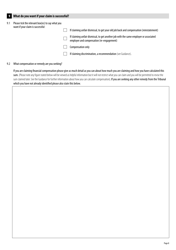 Form ET1 Employment Tribunal Claim Form for Single Claimants - United Kingdom, Page 8