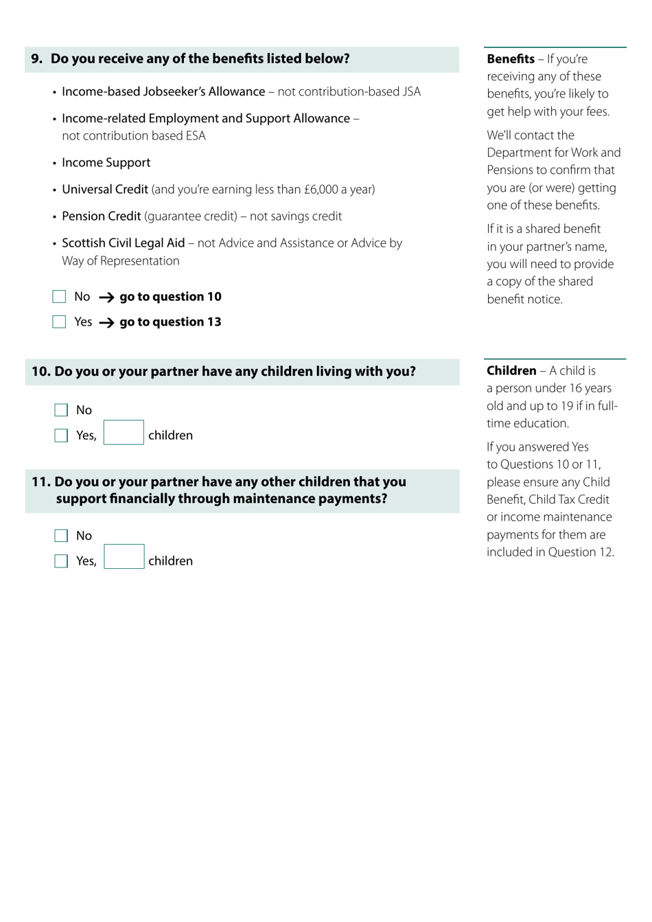 Form EX160 Apply for Help With Fees - United Kingdom, Page 3