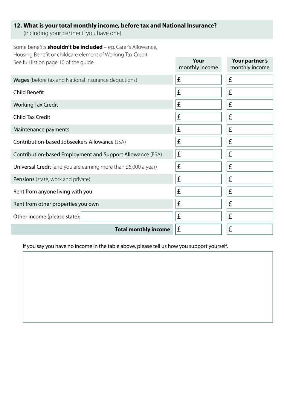 Form EX160 Apply for Help With Fees - United Kingdom, Page 4