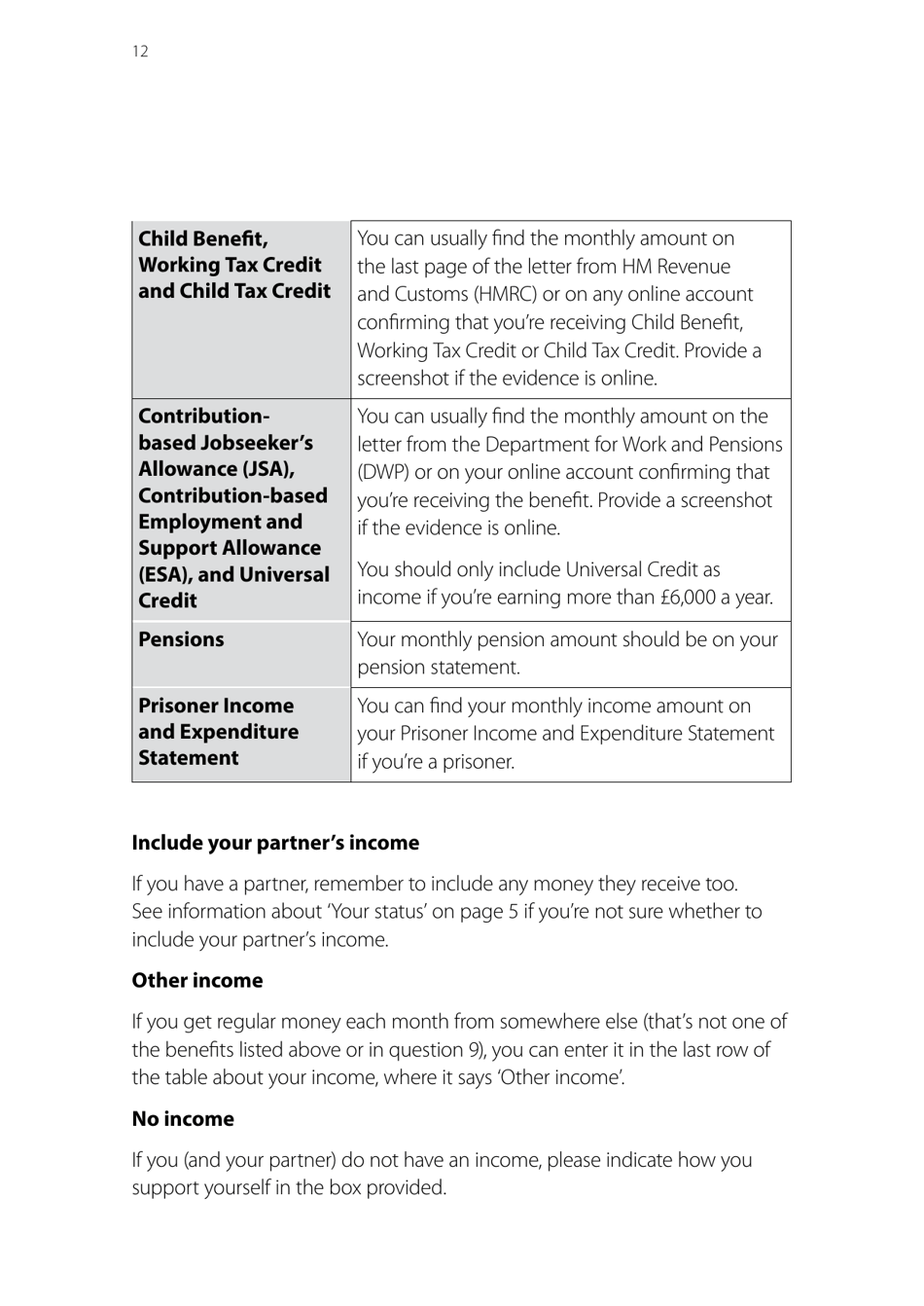 Form EX160A How to Apply for Help With Fees - United Kingdom, Page 12