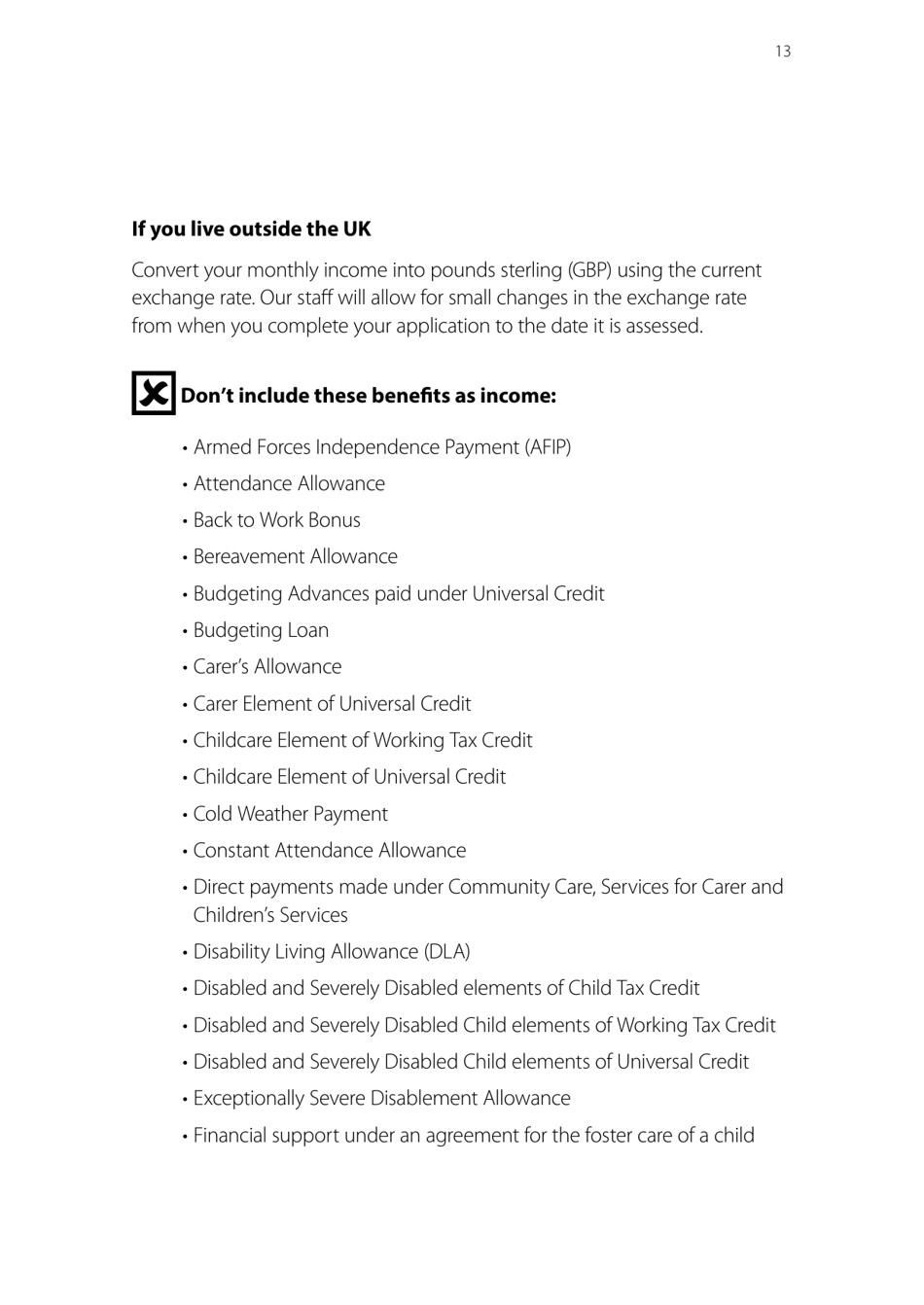 Form EX160A How to Apply for Help With Fees - United Kingdom, Page 13