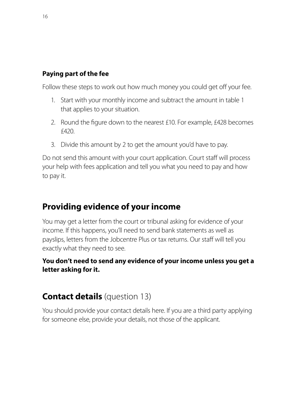 Form EX160A How to Apply for Help With Fees - United Kingdom, Page 16