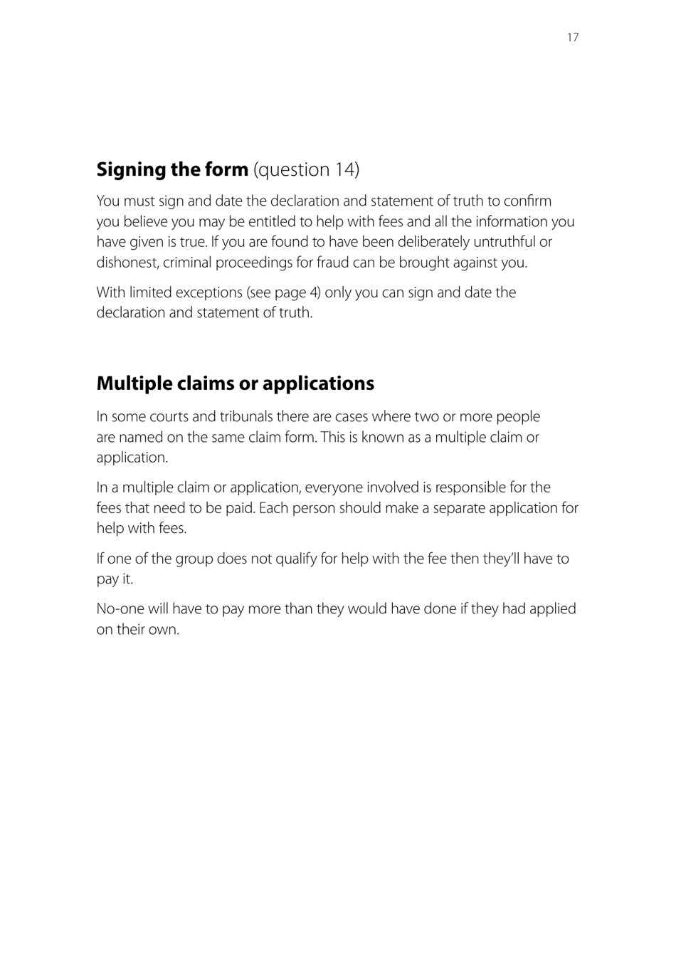 Form EX160A How to Apply for Help With Fees - United Kingdom, Page 17