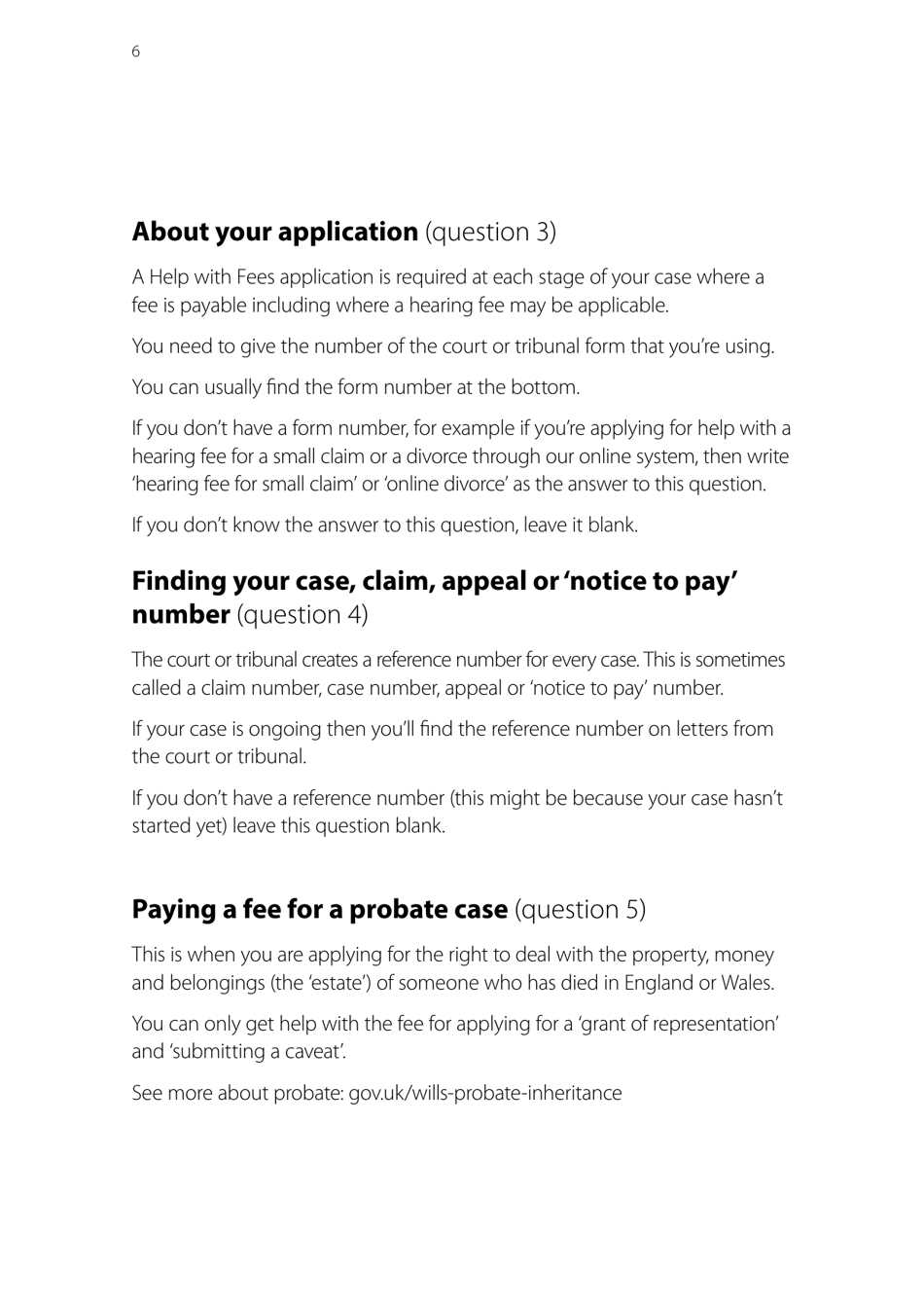 Form EX160A How to Apply for Help With Fees - United Kingdom, Page 6