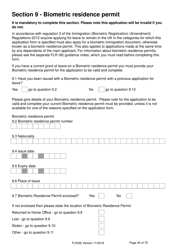 Form FLR(M) Extend Your Stay in the UK as a Partner or Dependent Child - United Kingdom, Page 46