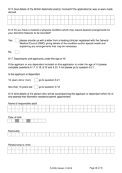 Form FLR(M) Extend Your Stay in the UK as a Partner or Dependent Child - United Kingdom, Page 48