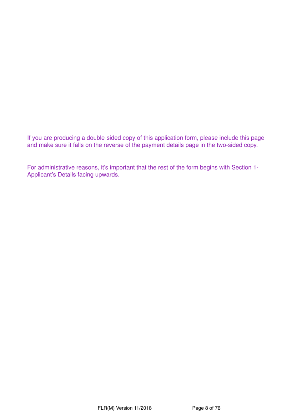 Form FLR(M) Extend Your Stay in the UK as a Partner or Dependent Child - United Kingdom, Page 8