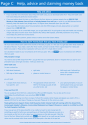 Form HC1 Claim for Help With Health Costs - United Kingdom, Page 4